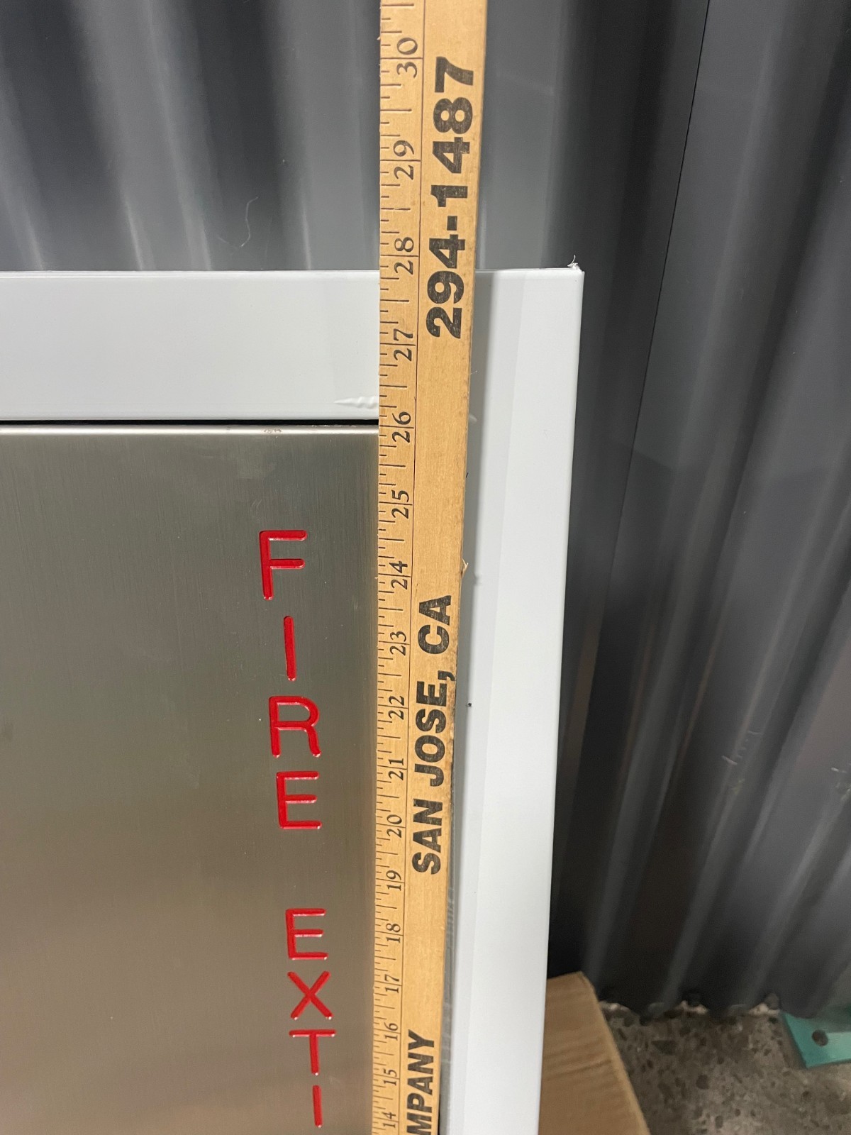Larsen 2409-1F SMALL Metal Fire Extinguisher Cabinet 24″x9.5″x5.5″ Internal Box