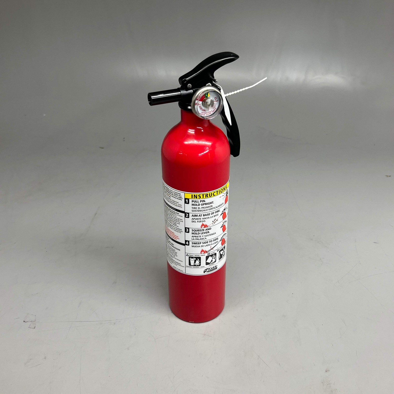 KIDDE Basic 110 Fire Extinguisher for Home, 1-a:10-b:c Red FA110G