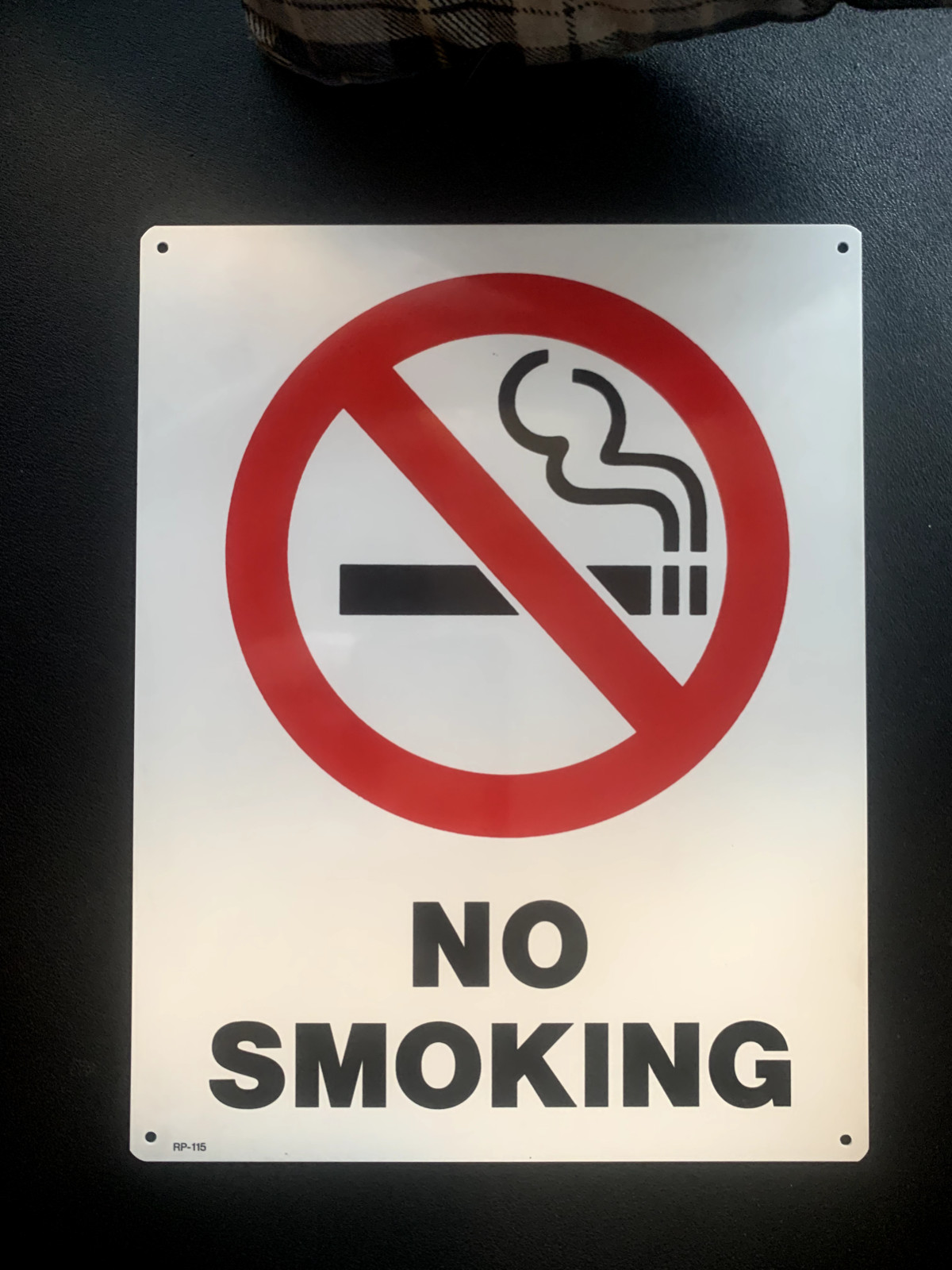 🔥🧯NO SMOKING PICTORIAL SIGN 10X8 RIGID PLASTIC🔥🧯