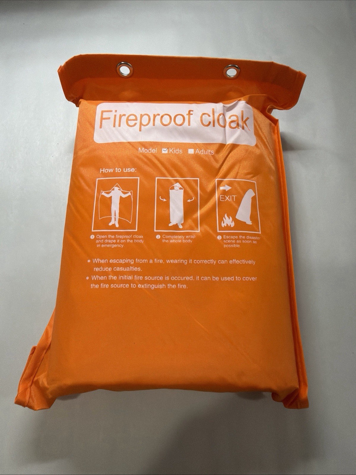 Fireproof Blanket | Fire Cloak | Fireproof Cloak/Cape | Emergency Fire Cape