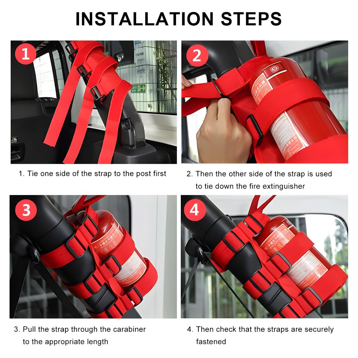 Roll Bar Fire Extinguisher Mount