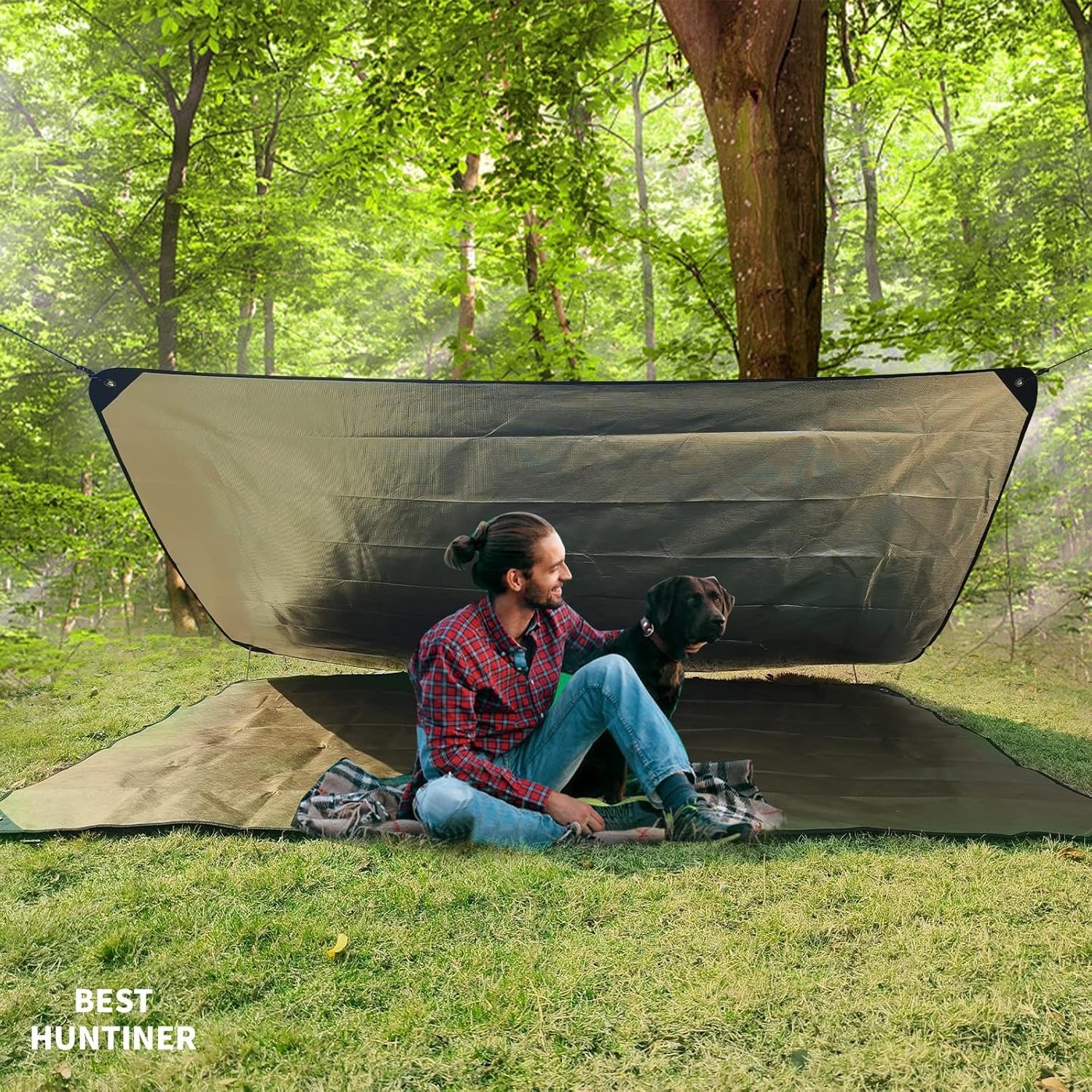Heavy Duty Survival Blanket -Multifunctional Reflective Tarp Thermal Blanket – 6