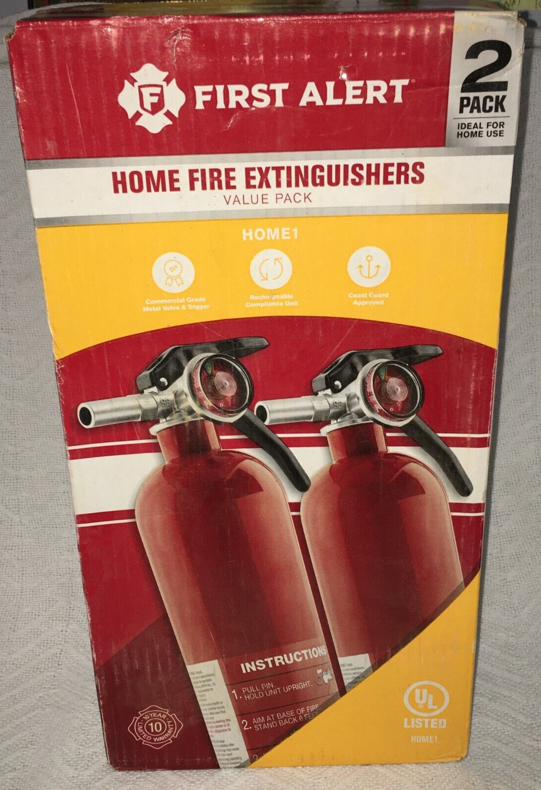 First Alert Home Fire Extinguishers 2 Pack – TOP QUALITY FIRE EXTINGUISHERS NEW