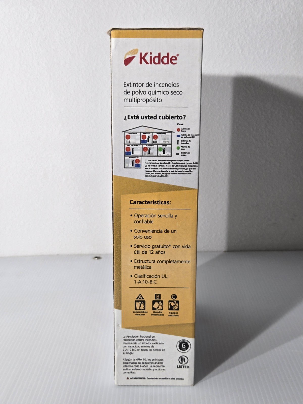 Kidde Class ABC 2.5 lb Fire Extinguisher 2-Pack 1-A:10-B:C | 21030932 | (FA110G)