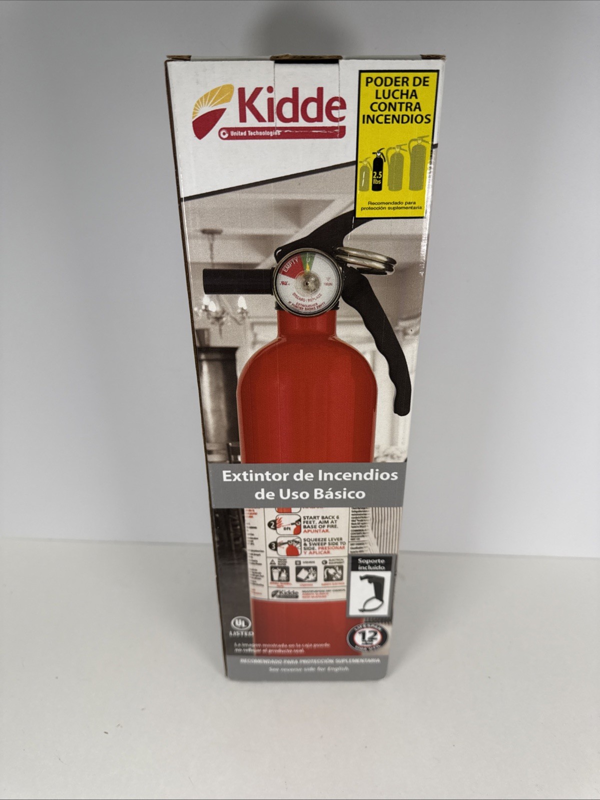 Fire Extinguisher Home Car Auto Garage Kitchen Emergency 3.9 lb 1-A:10-B:C New