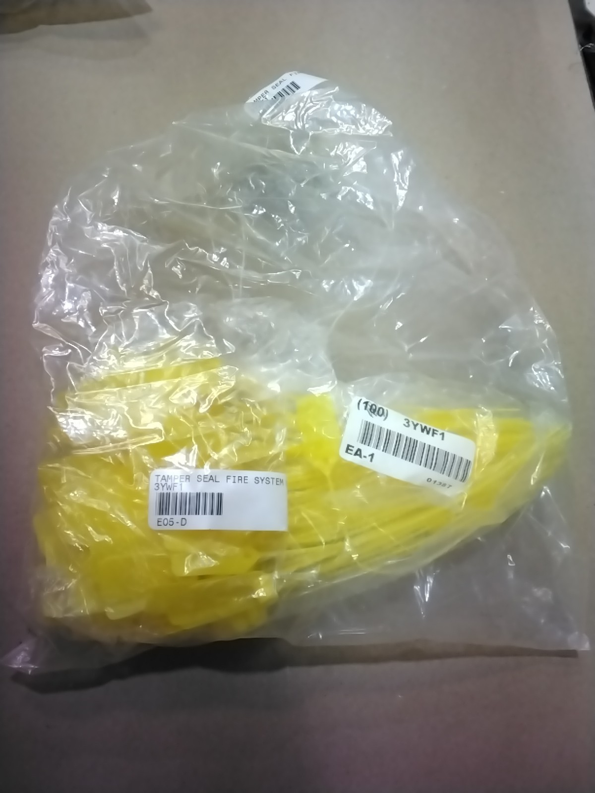 AMEREX 01387 Fire Extinguisher Tamper Seal 3YWF1