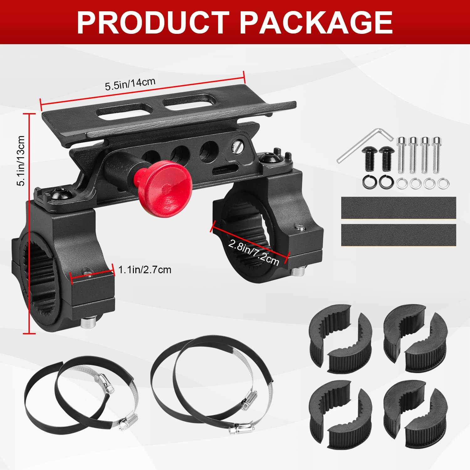 Quick Release Roll Bar Fire Extinguisher Mount Holder Bracket Kits Compatible wi