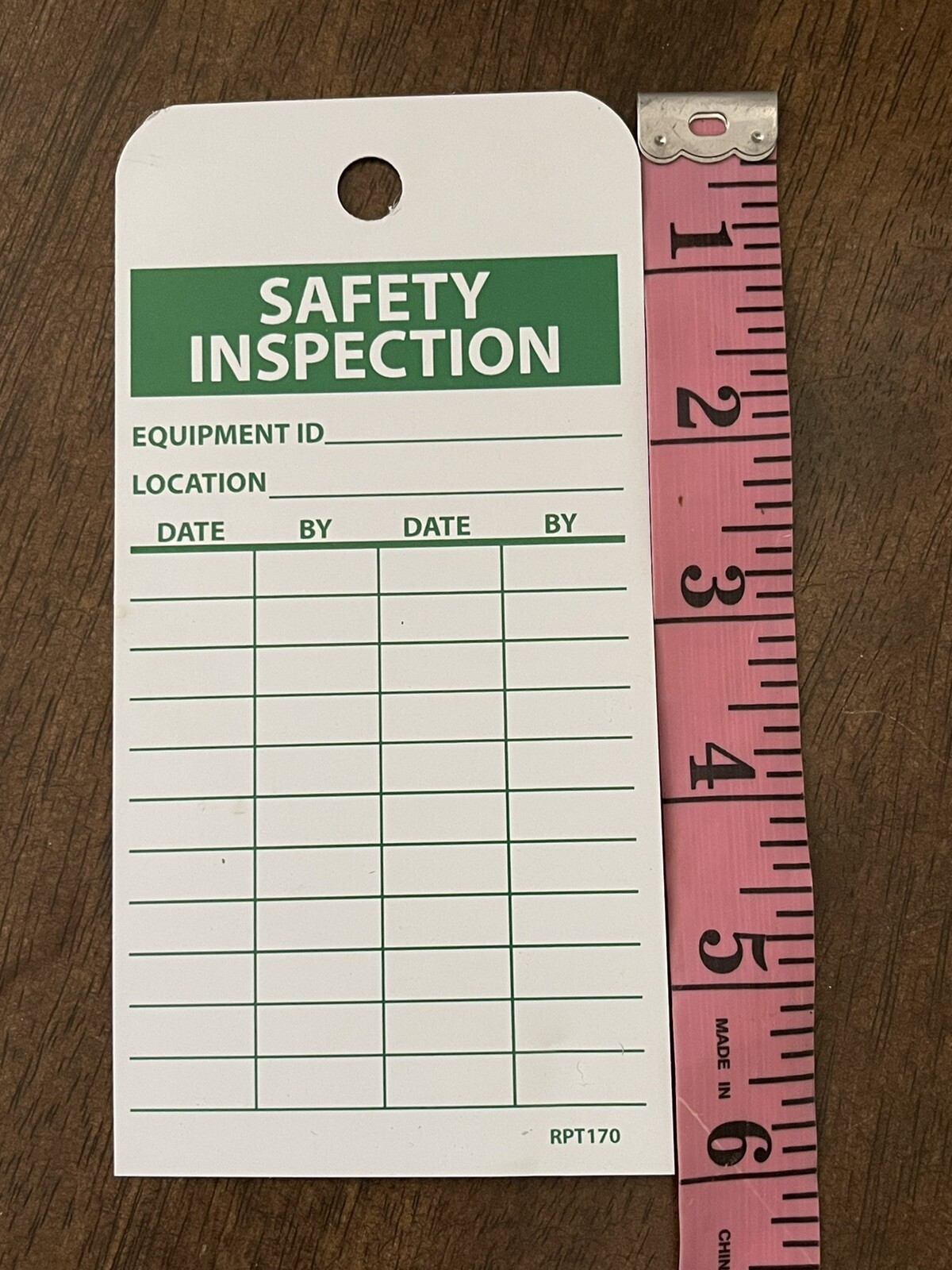 Safety Inspection Tags for Accident Prevention – Vinyl 24 Safety Tags With Ties