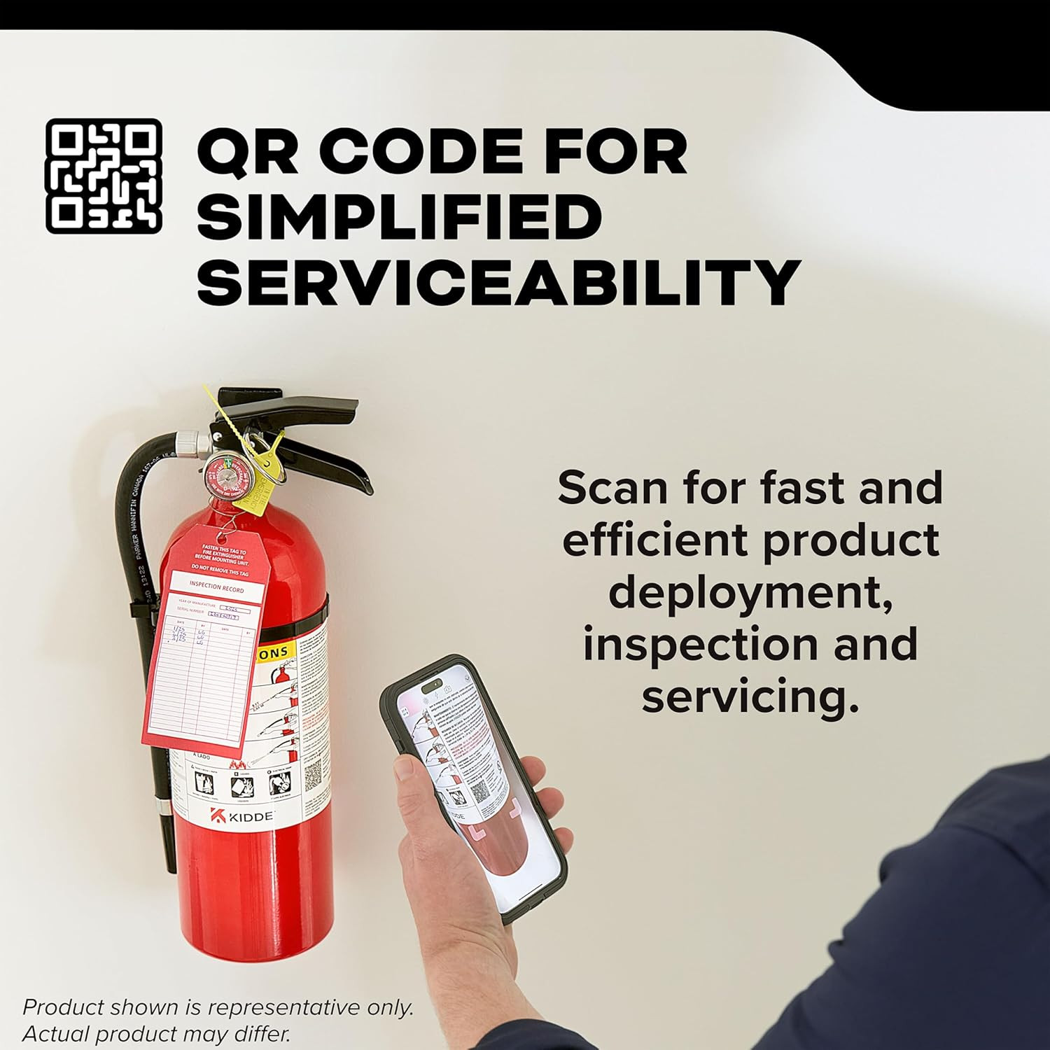 Commercial-Grade Fire Extinguisher for Office, Schools, Rechargeable, 2A10BC