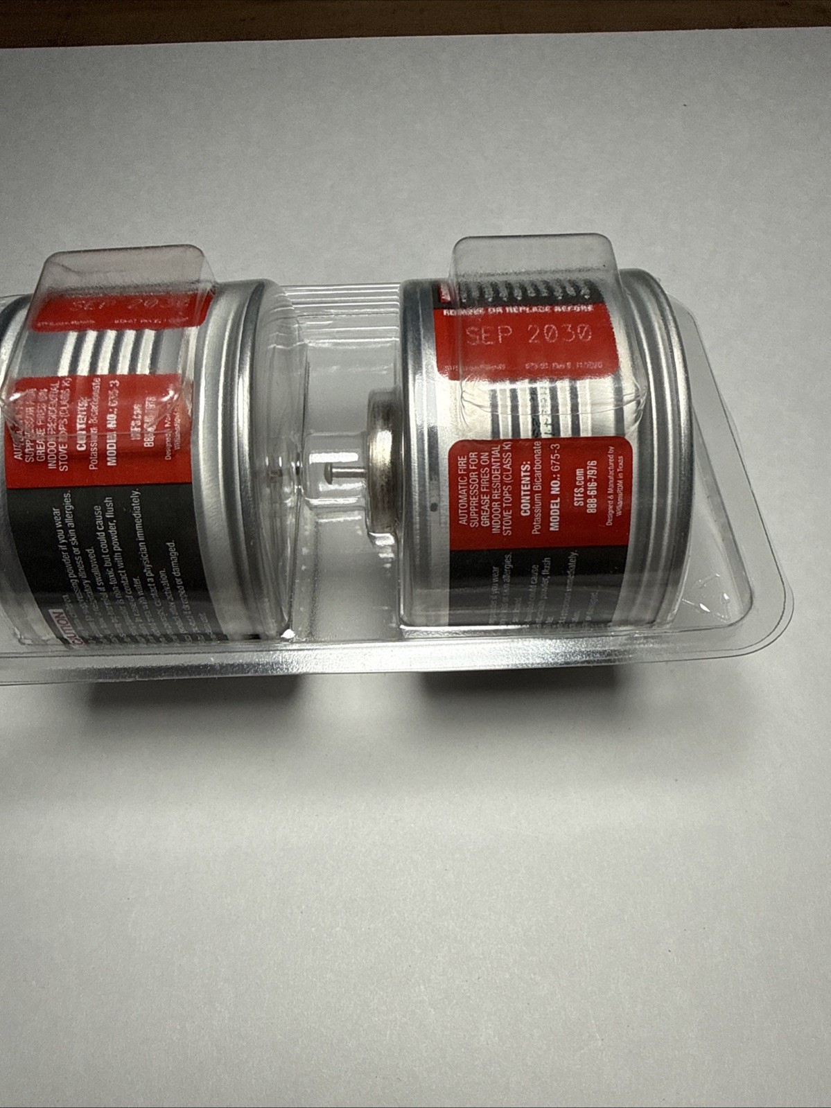 (2 Pack) Stovetop Firestop 675-3 Range Hood Fire Extinguisher EXP 09/2030 FO20