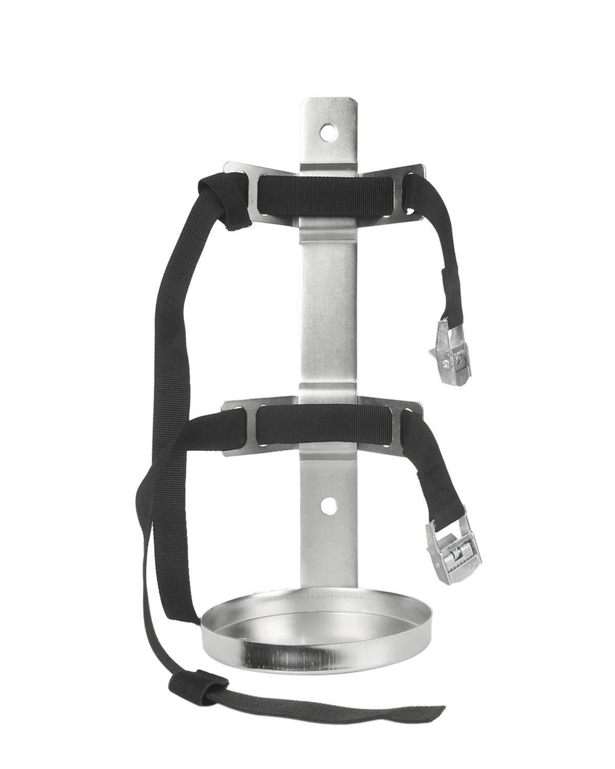 Fire Extinguisher Mount Wall Hanging Bracket Holder 5LB Stainless Steel Color