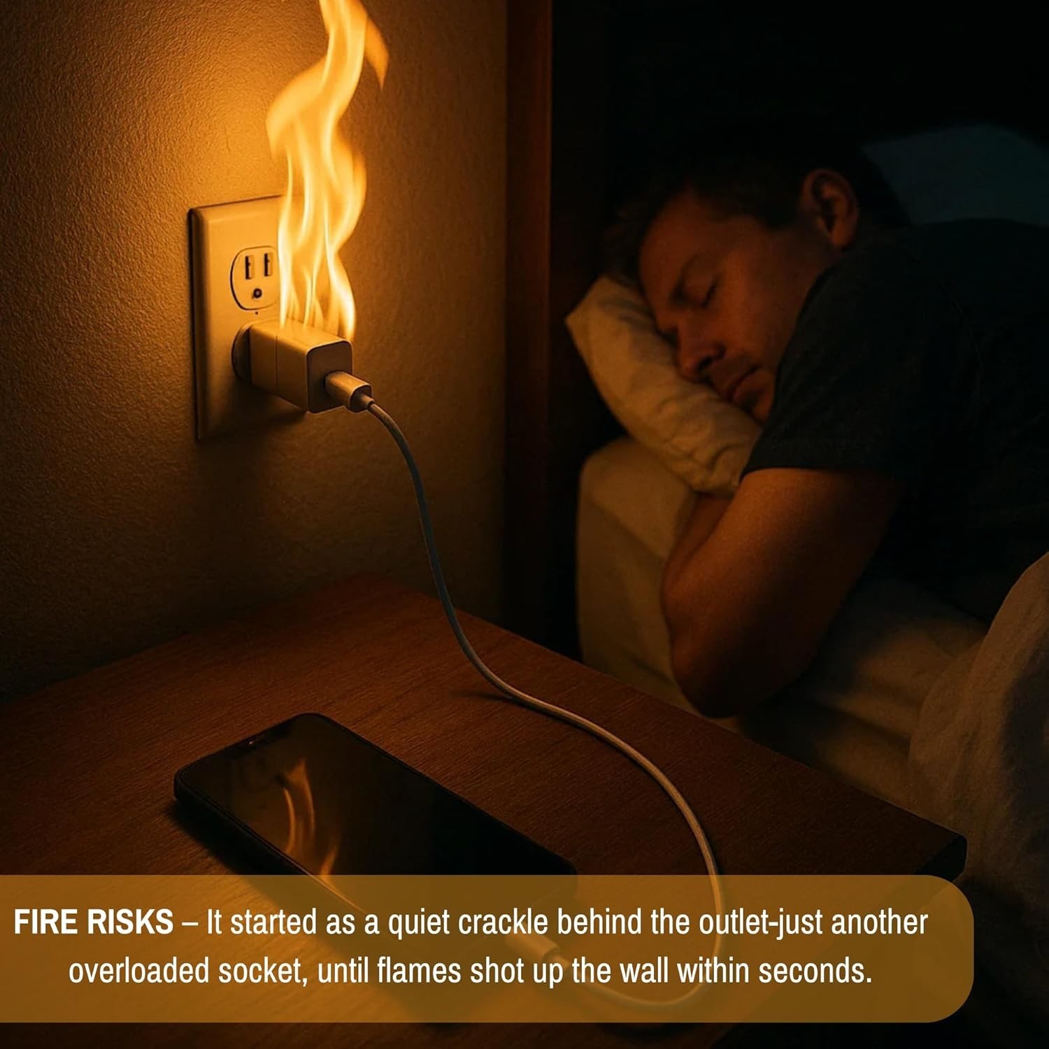 Fire Prevention Stickers Non-Conductive Fire Extinguisher for Outlets Power
