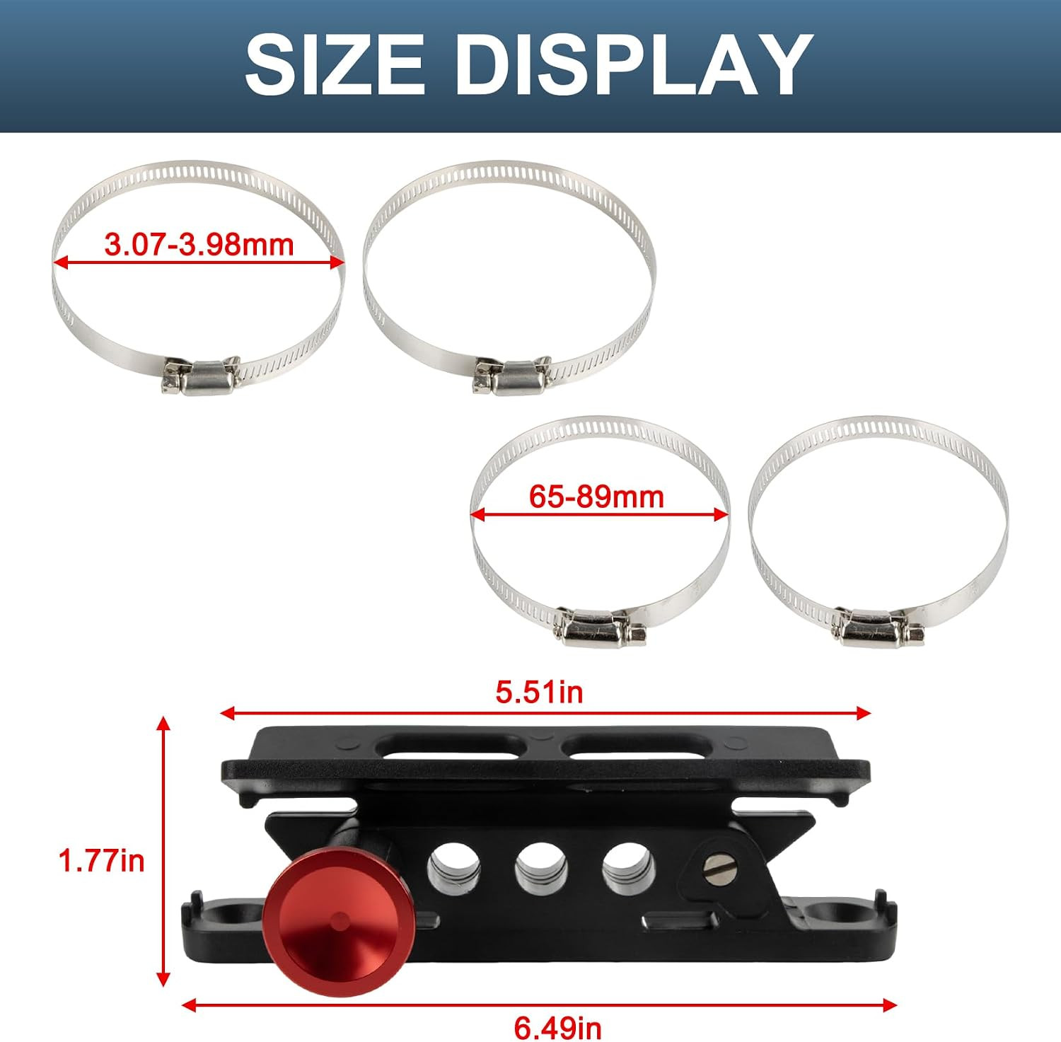 Quick Release UTV Fire Extinguisher Mount Kits Universal for Truck Wrangler JT T