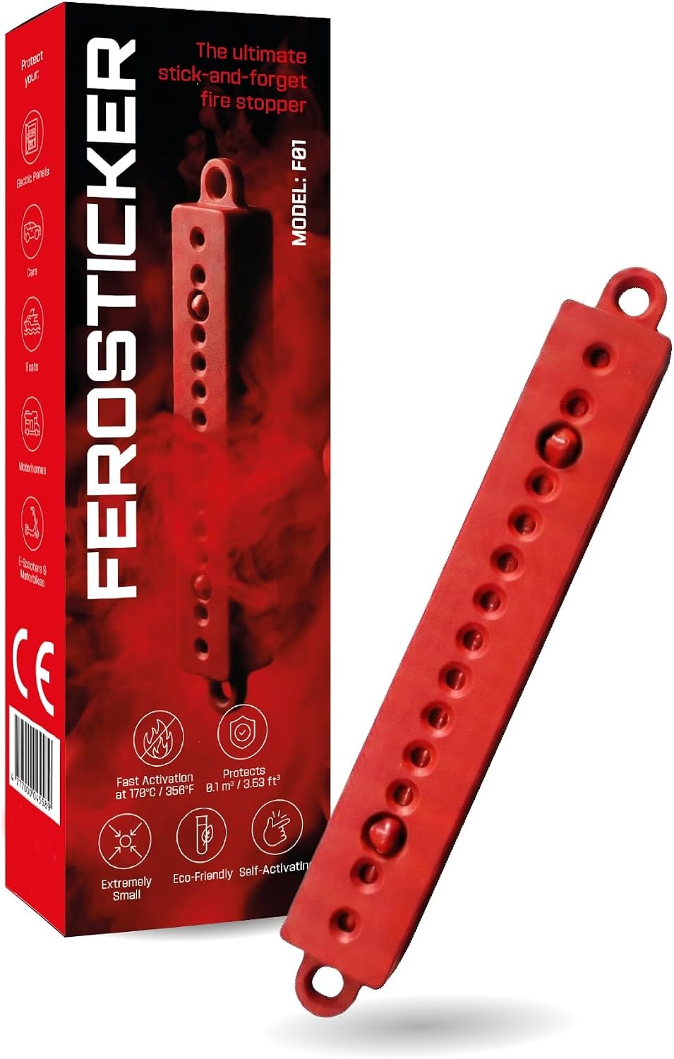 Small Automatic Fire Extinguisher For electrical panels fuse boxes lithium