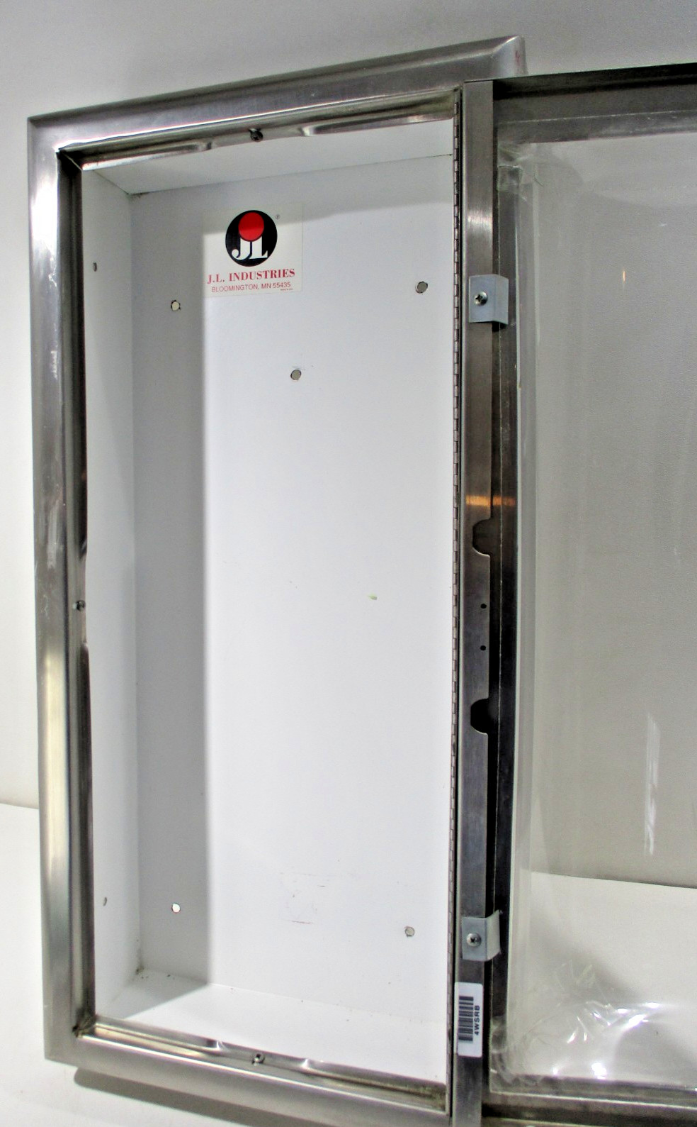 JL Industries Wall-Mounted Commercial Fire Extinguisher Cabinet Stainless