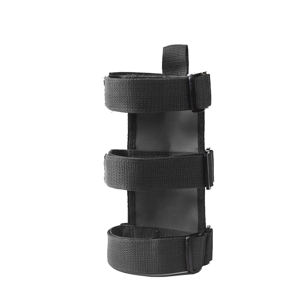 Car Roll Bar Fire Extinguisher Holder Mount Bracket Adjust 2.3-3.4″ Fixing Belt