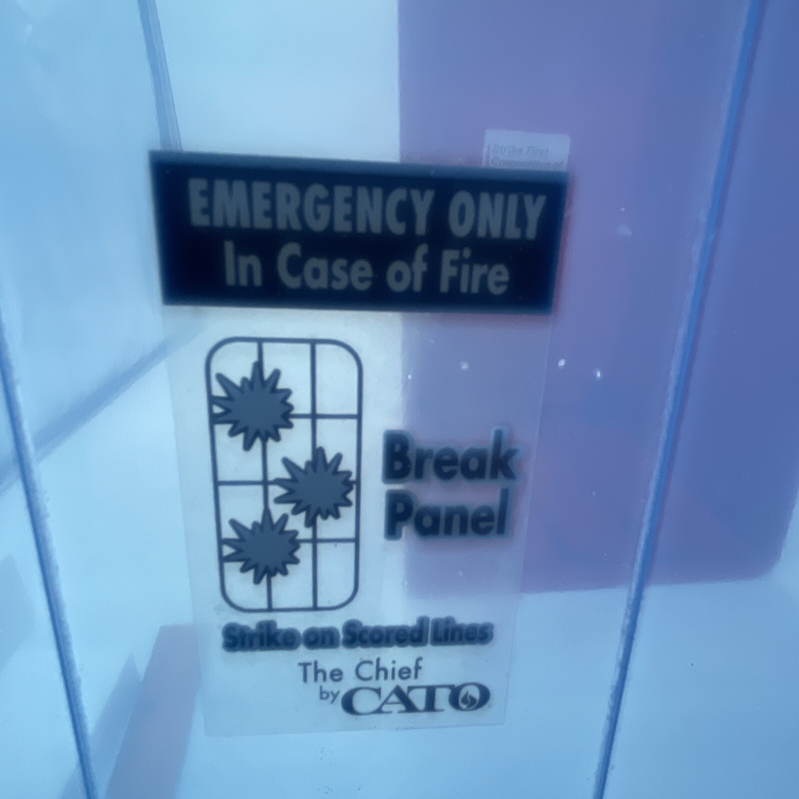Cato Fire Extinguisher Cabinet Surface Mount 11w X 10d X 29h NOS Strike First Co