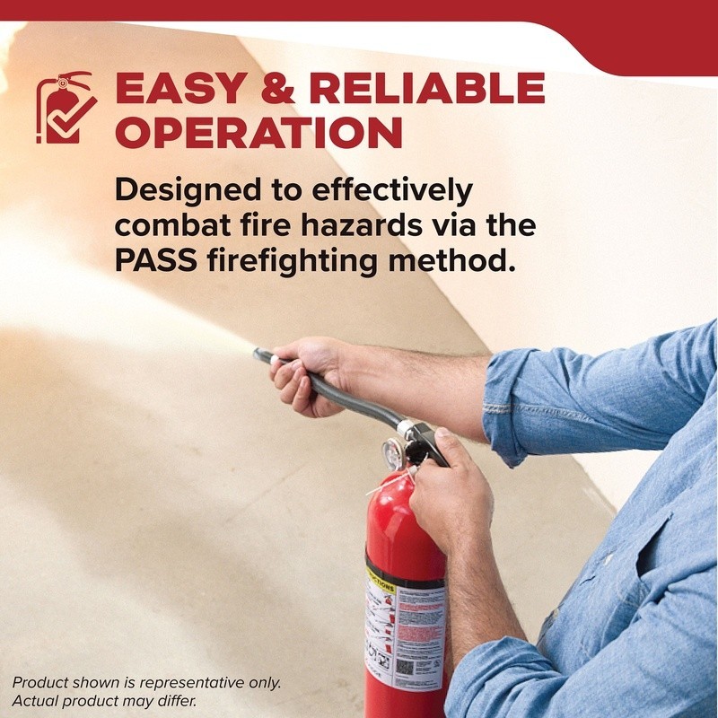 Multipurpose Fire Extinguisher 3A40BC Home Safety Easy Mount UL Listed