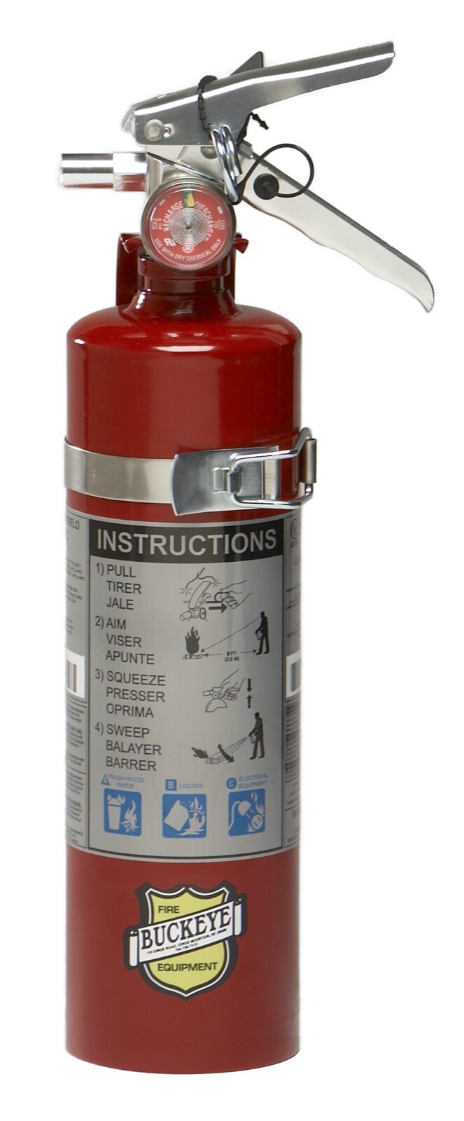🔥🧯NEW BUCKEYE 2 ½ “lb 2024 CERT ABC FIRE EXTINGUISHER W/VEHICLE-MARINE BRACKET