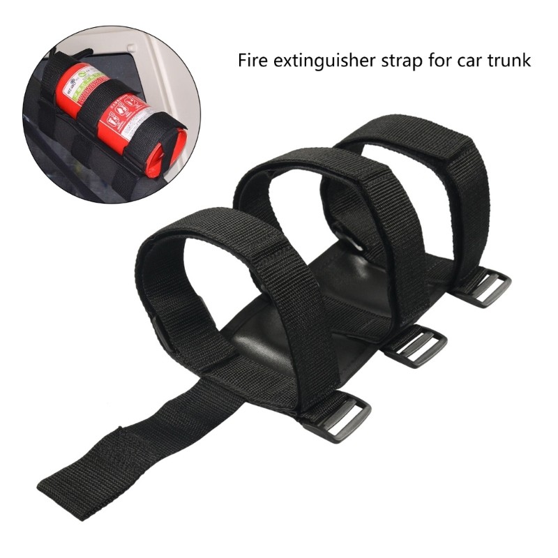 Car Extinguishers Holder Roll Rod Adjustable Strap Brackets Fit 2.5lb-3.5lb