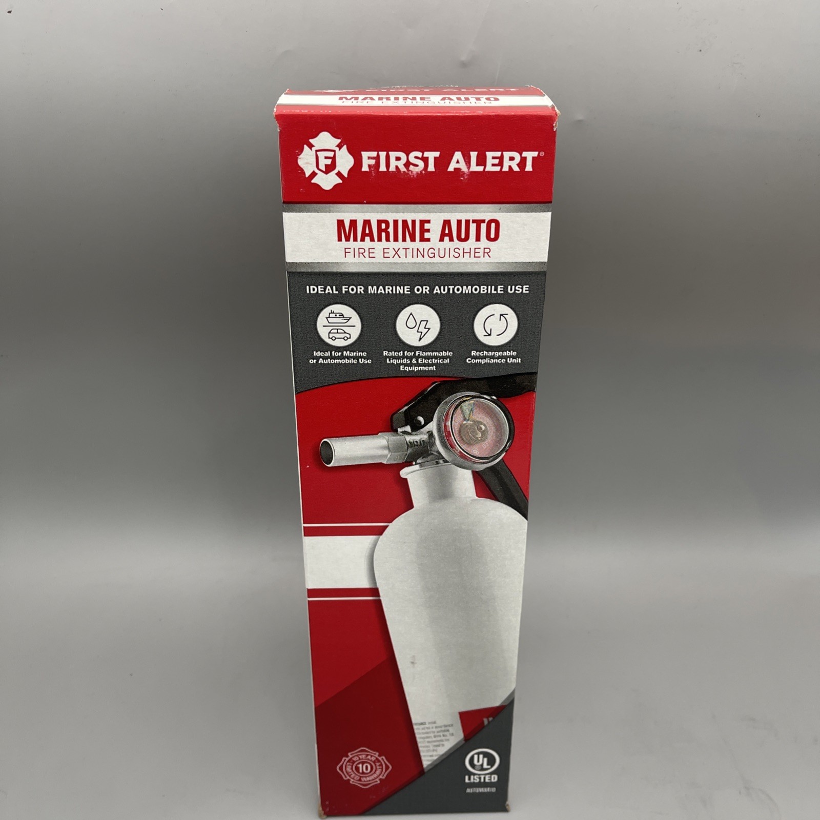First Alert Marine Auto Fire Extinguisher AUTOMAR10 Brand New