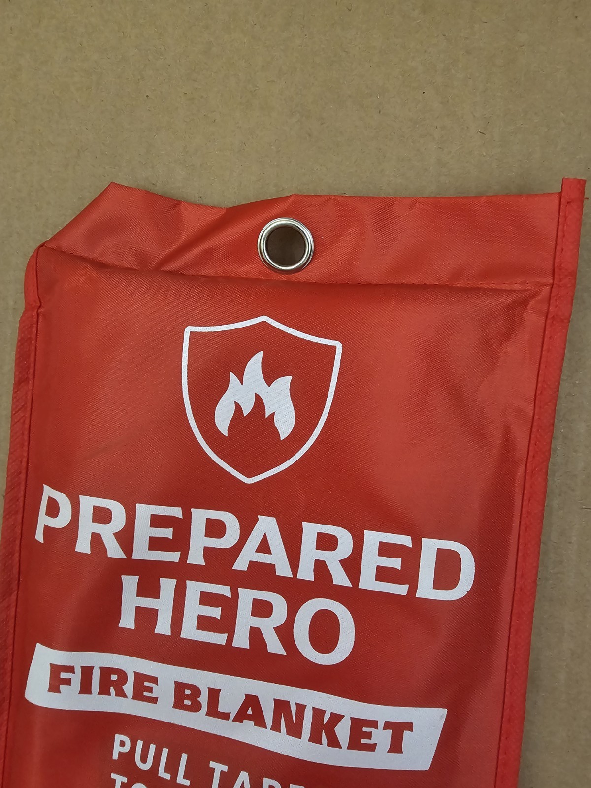 Prepared Hero Emergency Fire Blanket Measures 39″×39″ Woven Fiberglass …