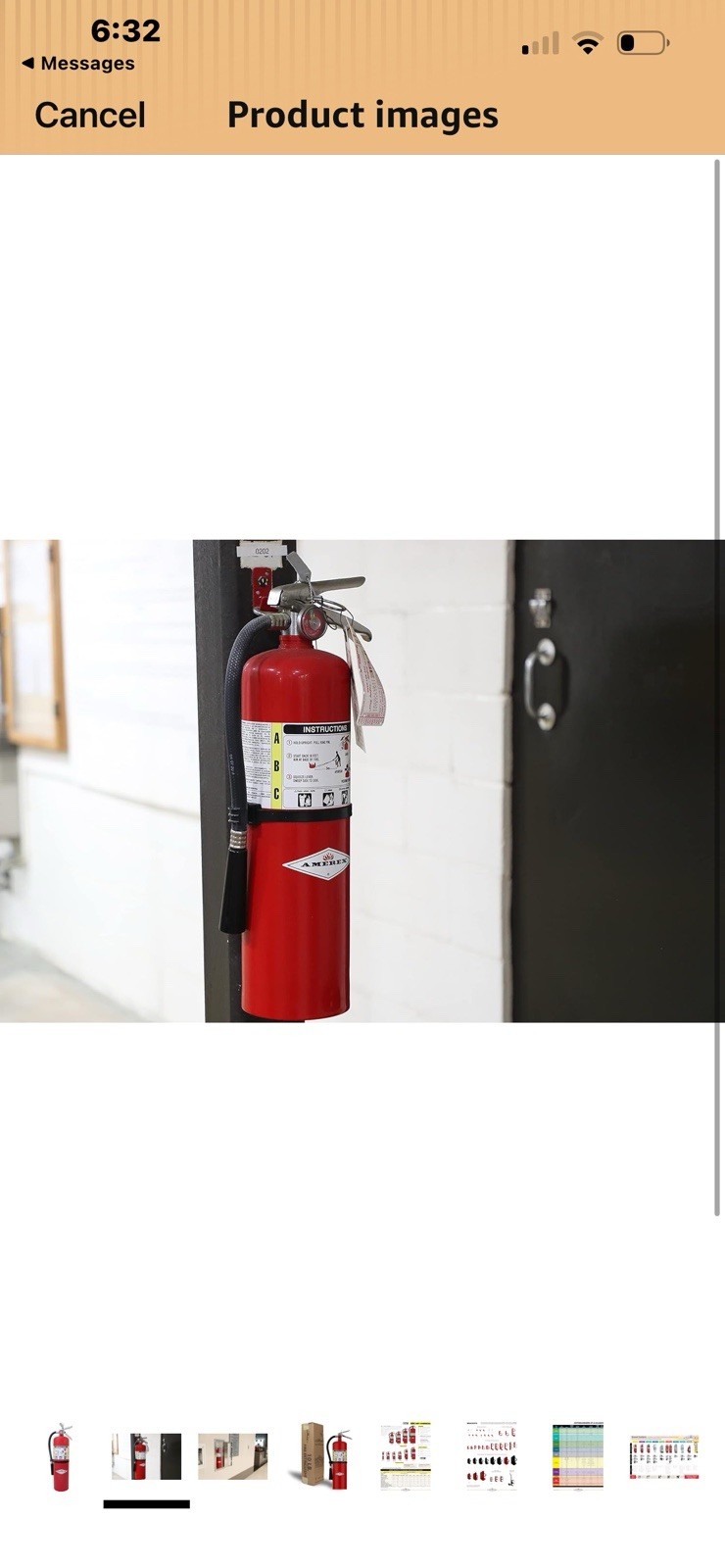 Amerex B456 10 lbs ABC Dry Chemical Fire Extinguisher with Wall Bracket