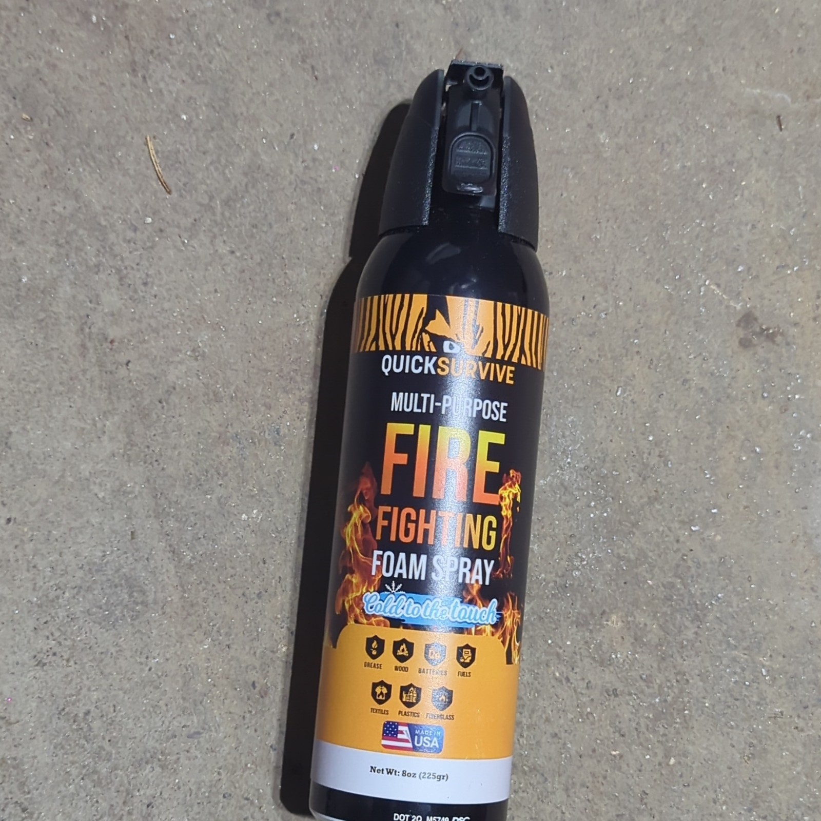 2 of QuickSurvive Multi-Purpose Fire Fighting Foam Spray Fire Extinguisher