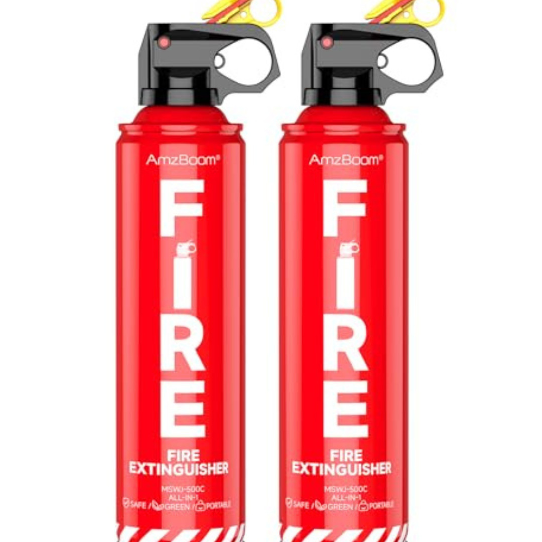 2-3 Pack Fire Extinguisher for Home, Kitchen, Car, and Grill with Mounting