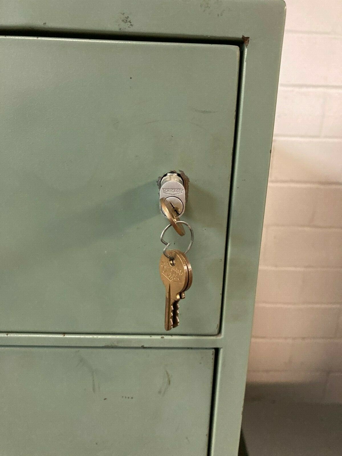 HALLS FIRE RATED CABINET MECHANICAL LOCK AND KEYS -GREENE-
