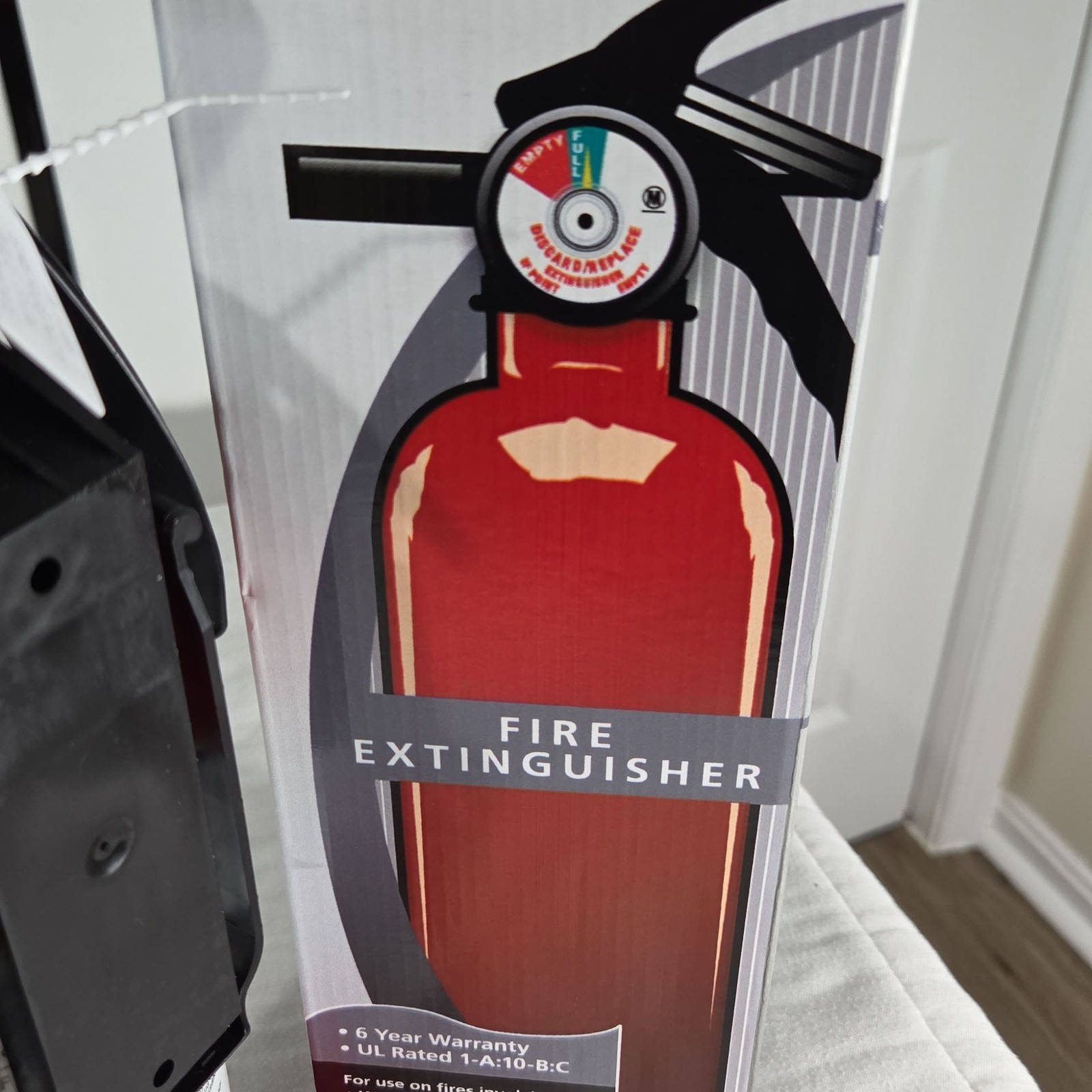 Kidde Home Multi-Purpose Dry Chemical Fire Extinguisher UL Rated 1-A:10-B:C