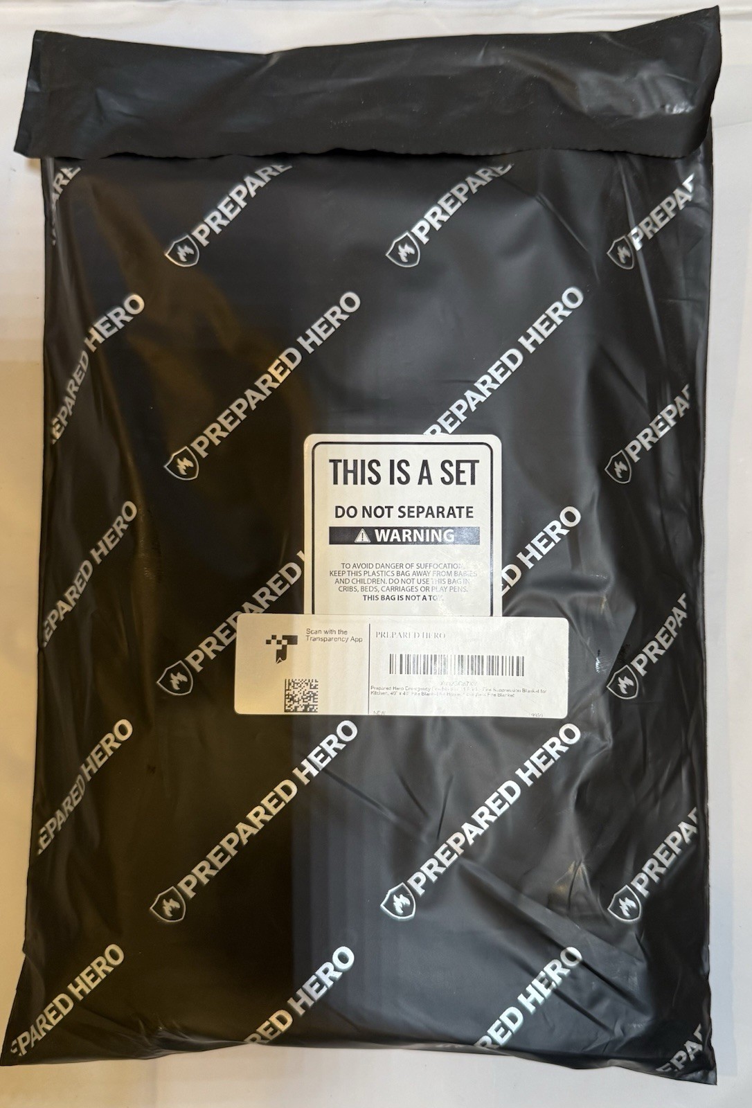 Prepared Hero Fire Blanket. Brand New In Seal Package. 39”x 39”.