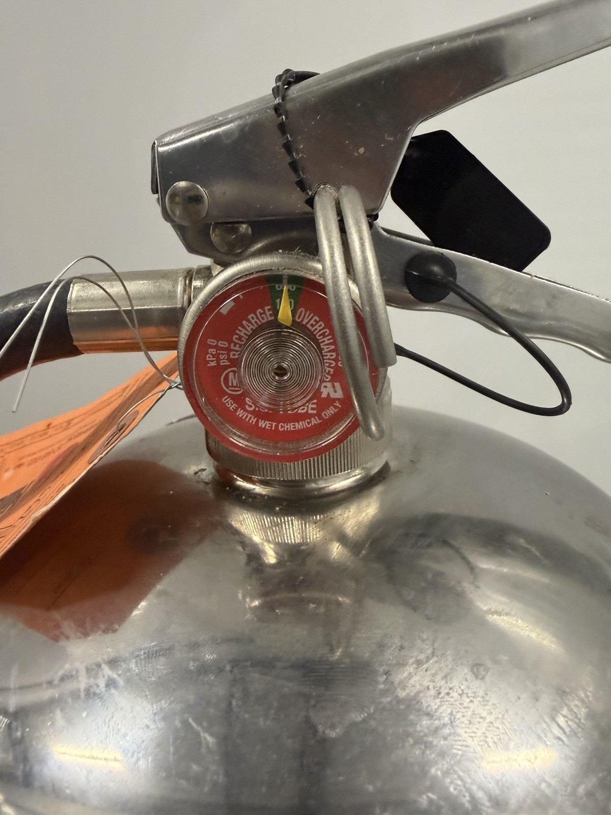 Model WC-6L Buckeye Fire Extinguisher Inspected Just Over 1 Year Ago