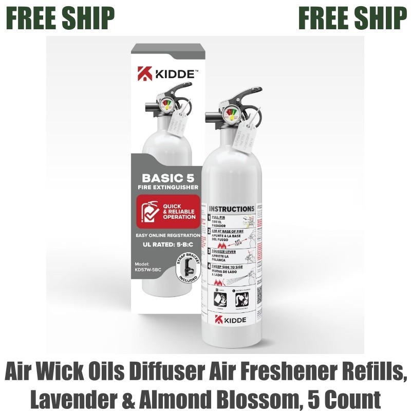 Kidde Fire Extinguisher for Vehicles, Cars, Single Use 5BC