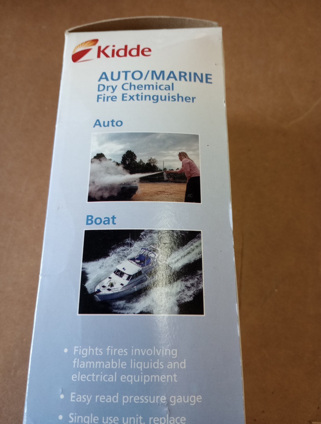 Kidde Auto/Marine UL Rating 10-B:C Fire Extinguisher – White (21029372)