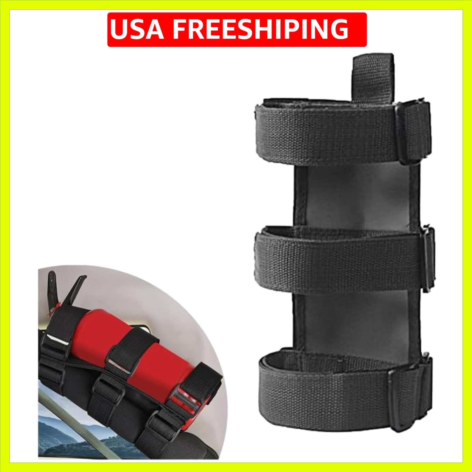 Car , Adjustable Offroad Vehicle Fire Extinguisher Mount Strap, Automotive Ro…