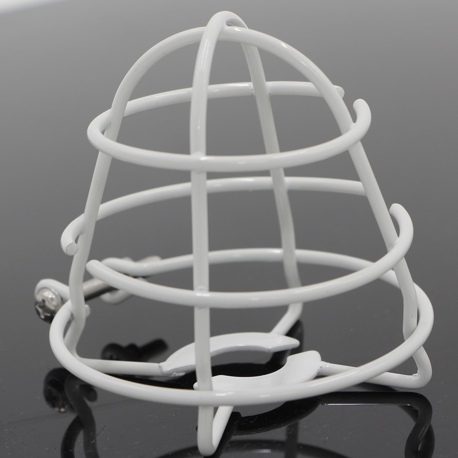 1/2″ Fire Sprinkler Head Cage Guard (12 Pack, White, Steel, Wall Mount)