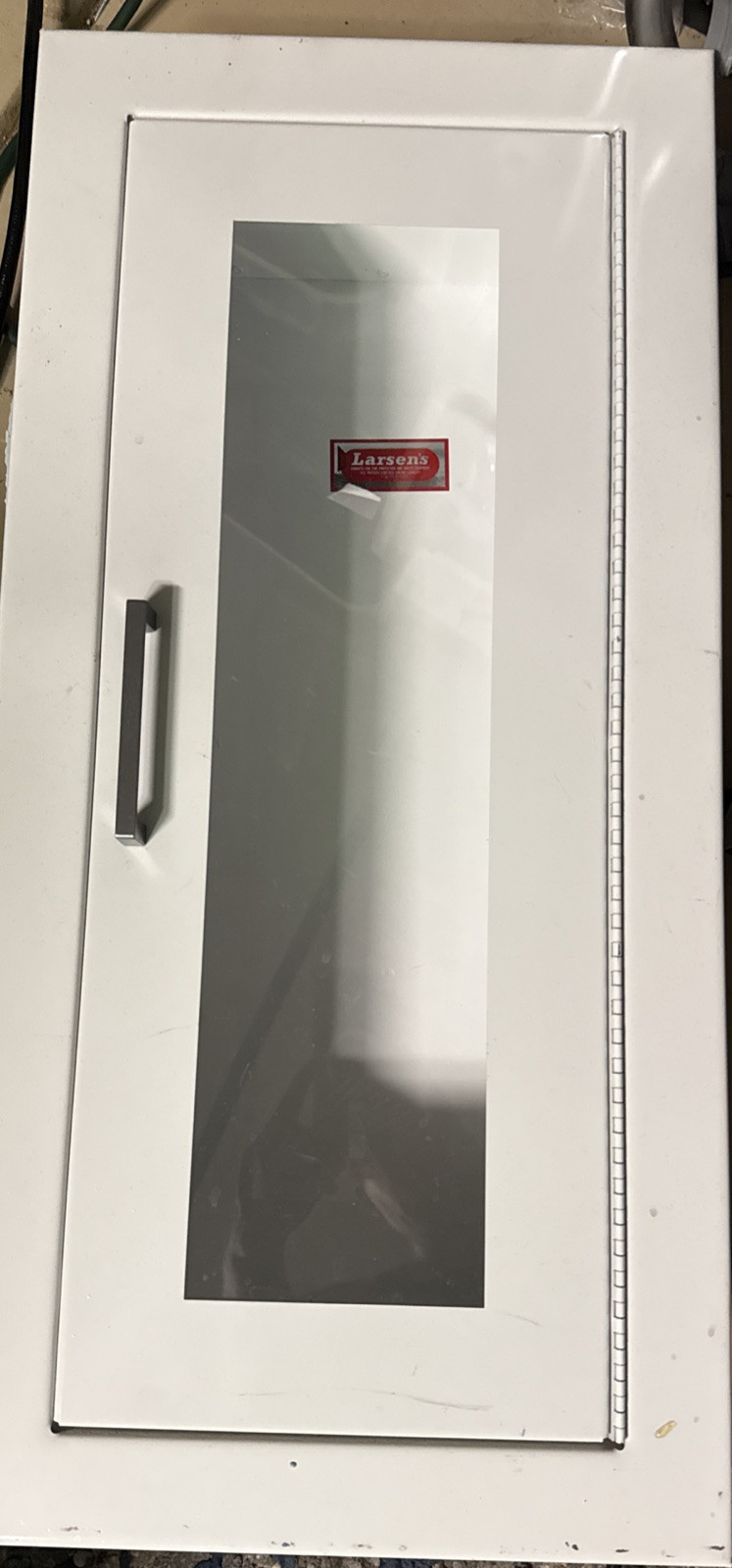 Larsen Kidde KF9731C Fire Extinguisher Cabinet, Semi-Recessed Mount – 5 lb.