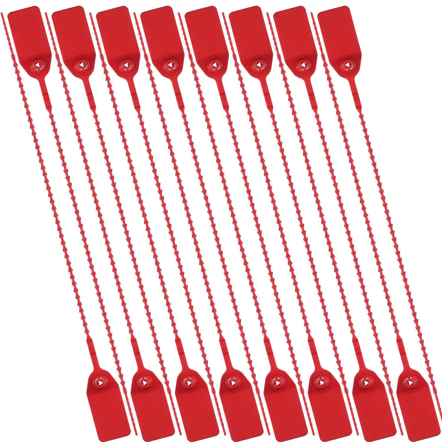 Security Seals Pull-Tite Plastic Tamper Seals Disposable Self-Locking Tie Tag…