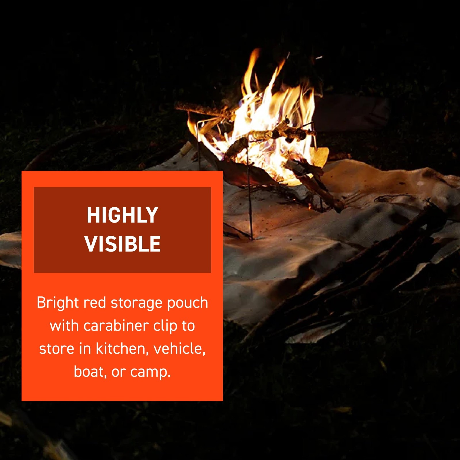 Survive Outdoors Longer Fire Safe Fire Blanket
