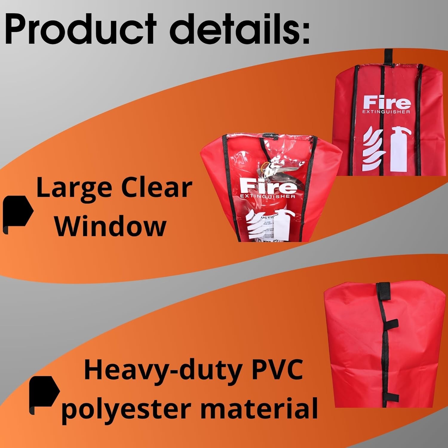 Fire Extinguisher Cover – Dust, Scratch Protective Cover – up to 20LBS