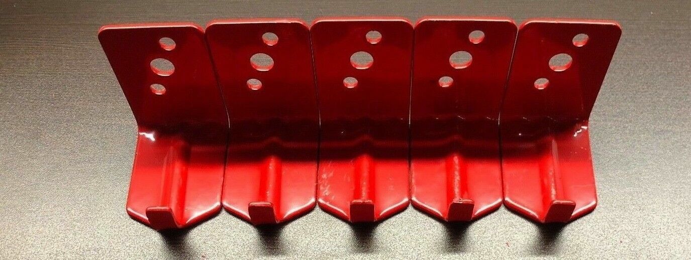 5 LOT NEW HOOK STYLE WALL MOUNT 20# SIZE FIRE EXTINGUISHER BRACKET UNIVERSAL