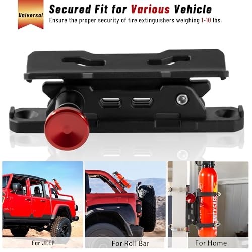 UTV Fire Extinguisher with Mount Kits- Quick Release Roll Bar Fire Extinguisher