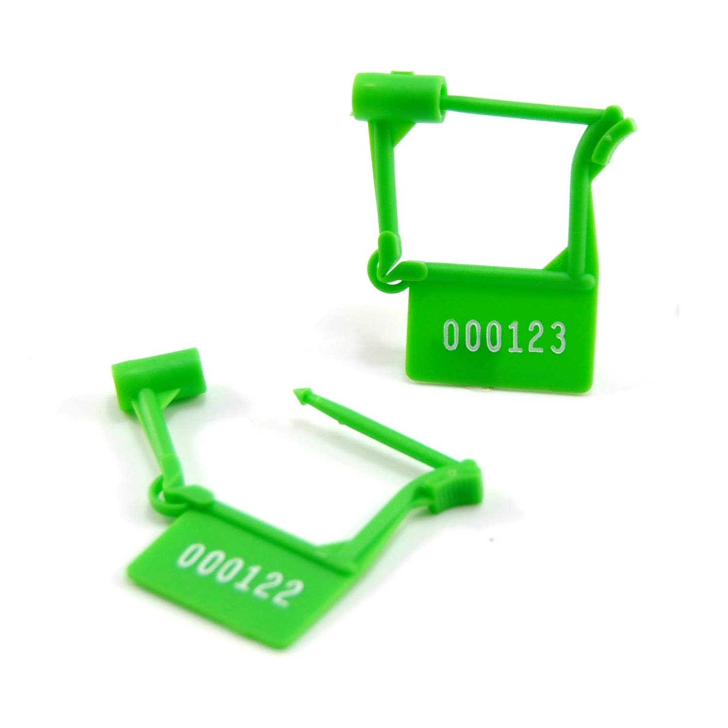50 Pcs Plastic Security Padlock Seals Numbered Tamper Proof Luggage Plastic Tags