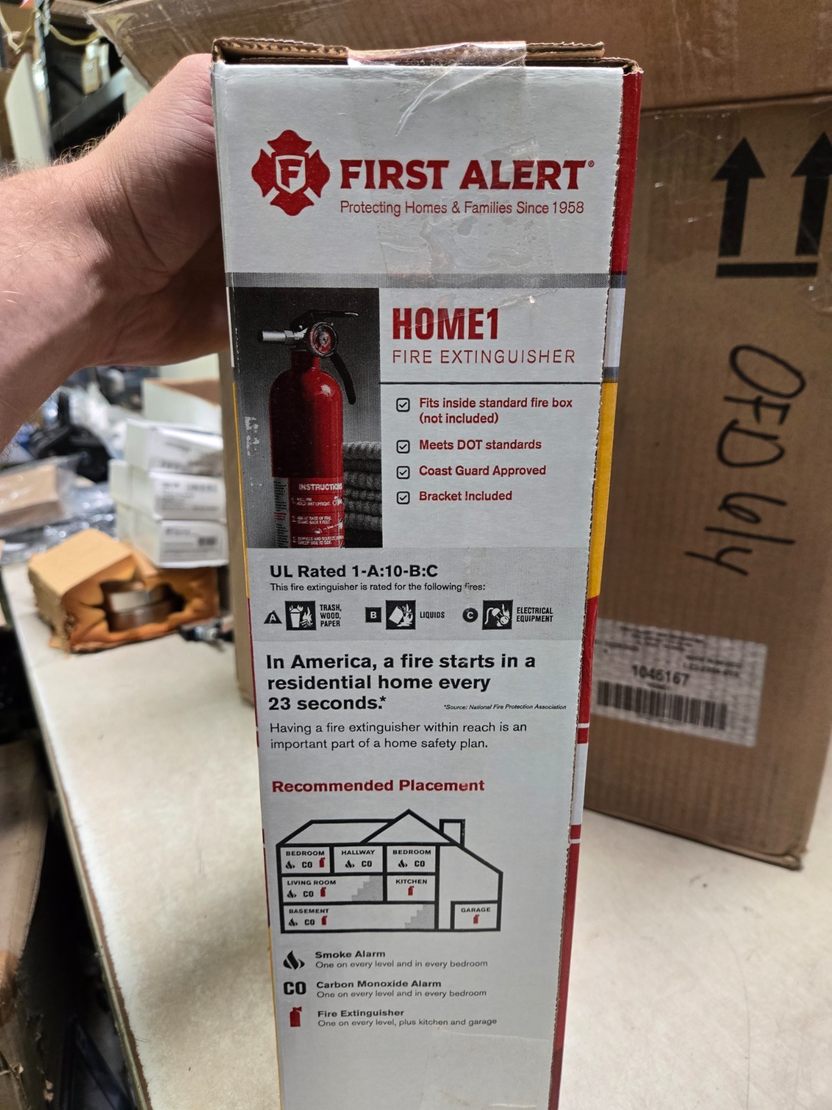 8 total! NOB First Alert Home1 Fire Extinguishers Commercial Quality. Refillable
