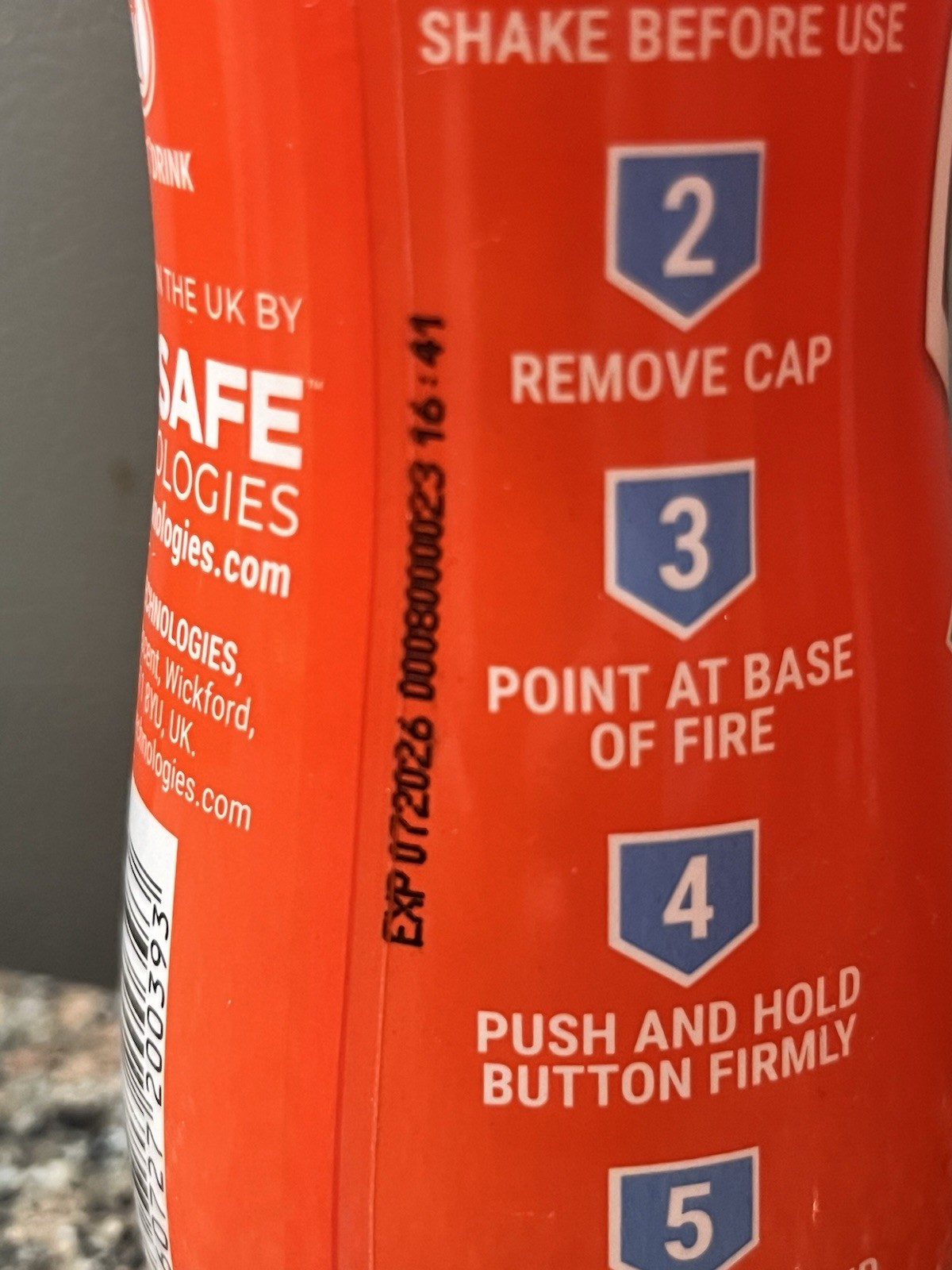3 LifeSafe StaySafe All-in-1 Fire Extinguisher Spray for Home Kitchen Car Garage