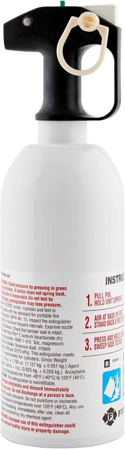 First Alert KITCHEN5 Fire Extinguisher & EZ Fire Spray, Extinguishing Aerosol Sp