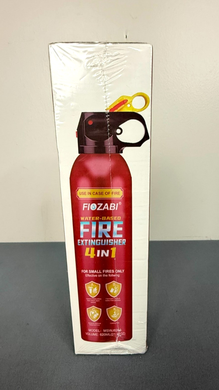 Fiozabi 4 in 1 Water Based Portable Fire Extinguisher Spray