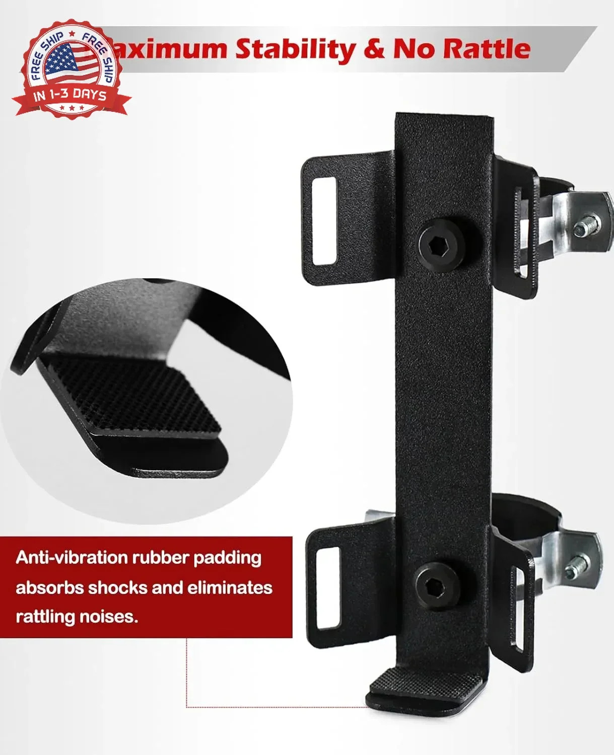 Quick Release UTV Fire Extinguisher Mount Kit Fire Extinguisher Holder Adjustabl
