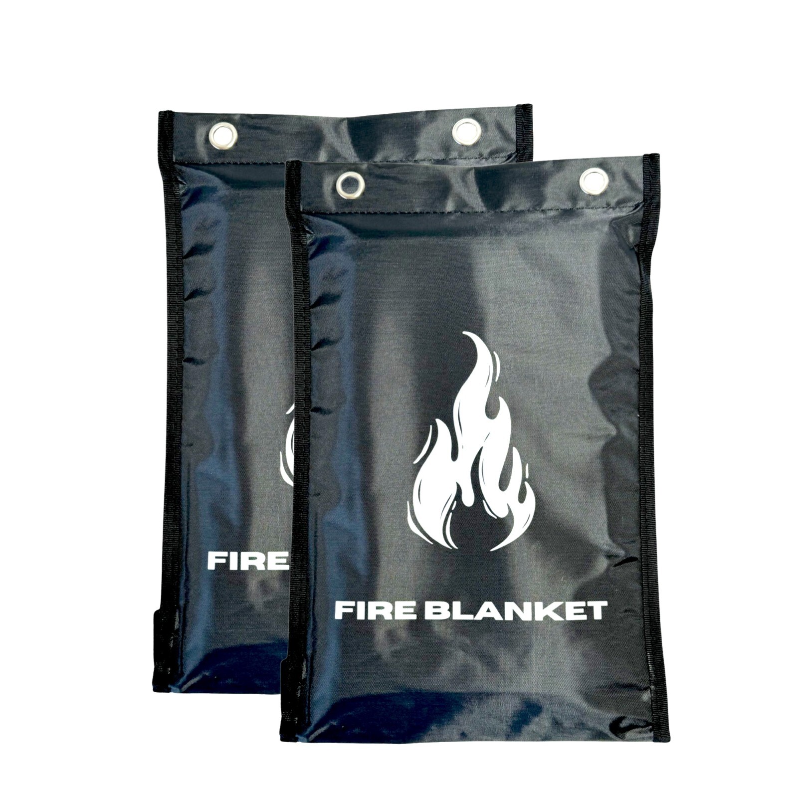 Motivpart Fire Blanket Emergency Survival Kit 2 Pack Size 39″x39″ Safety Blanket